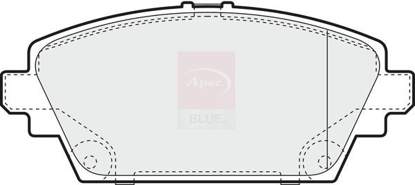 Apec Blue PD3133 Brake Pad Set, disc brake - 2