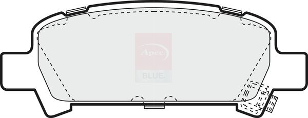 Apec Blue PD3137 Brake Pad Set, disc brake - 1