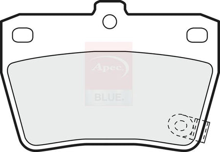 Apec Blue PD3138 Brake Pad Set, disc brake - 2
