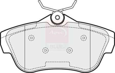 Apec Blue PD3140 Brake Pad Set, disc brake - 1