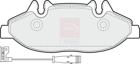 Apec Blue PD3143 Brake Pad Set, disc brake - 1