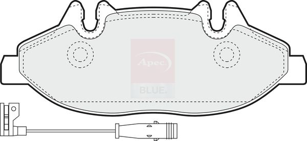 Apec Blue PD3143 Brake Pad Set, disc brake - 1