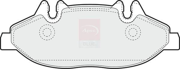 Apec Blue PD3143 Brake Pad Set, disc brake - 2