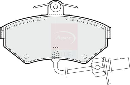 Apec Blue PD3144 Brake Pad Set, disc brake - 1