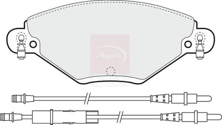 Apec Blue PD3145 Brake Pad Set, disc brake - 1