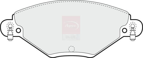 Apec Blue PD3145 Brake Pad Set, disc brake - 2