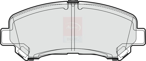 Apec Blue PD3146 Brake Pad Set, disc brake - 1