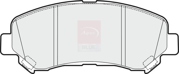 Apec Blue PD3146 Brake Pad Set, disc brake - 2