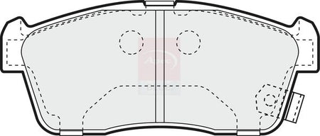 Apec Blue PD3148 Brake Pad Set, disc brake - 2