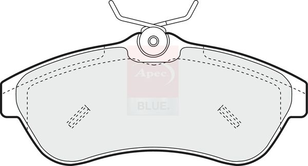 Apec Blue PD3149 Brake Pad Set, disc brake - 1
