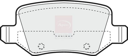 Apec Blue PD3151 Brake Pad Set, disc brake - 1