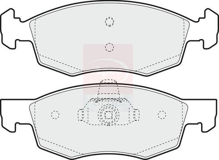 Apec Blue PD3153 Brake Pad Set, disc brake - 1