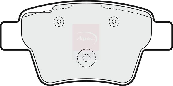 Apec Blue PD3155 Brake Pad Set, disc brake - 2