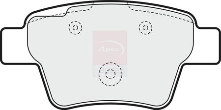 Apec Blue PD3155 Brake Pad Set, disc brake - 2