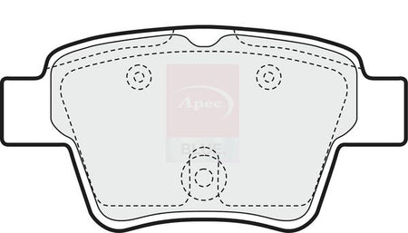 Apec Blue PD3155 Brake Pad Set, disc brake - 3
