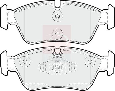 Apec Blue PD3161 Brake Pad Set, disc brake - 1