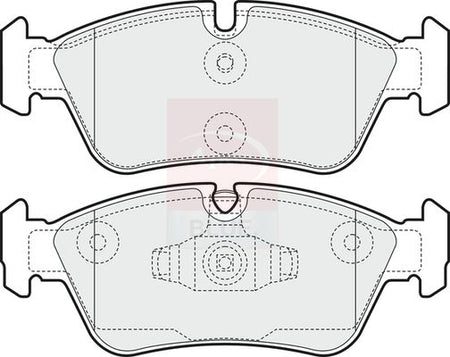 Apec Blue PD3161 Brake Pad Set, disc brake - 2