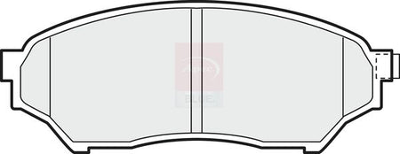 Apec Blue PD3162 Brake Pad Set, disc brake - 2