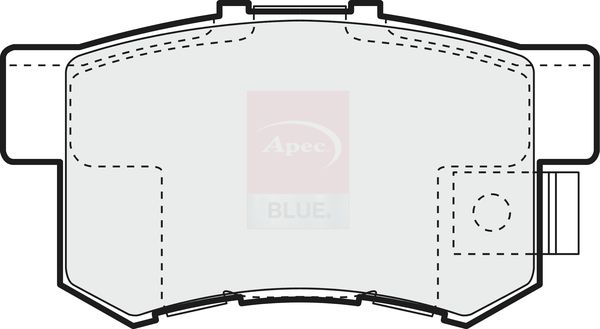 Apec Blue PD3170 Brake Pad Set, disc brake - 1