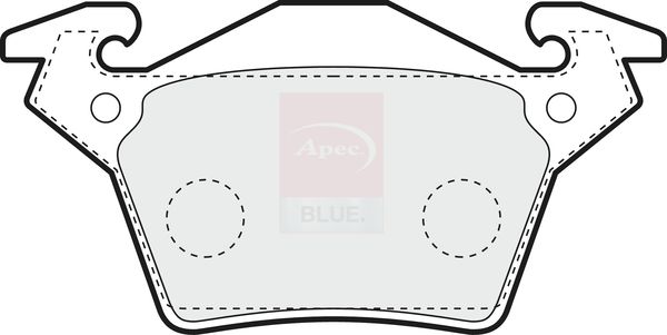 Apec Blue PD3171 Brake Pad Set, disc brake - 1