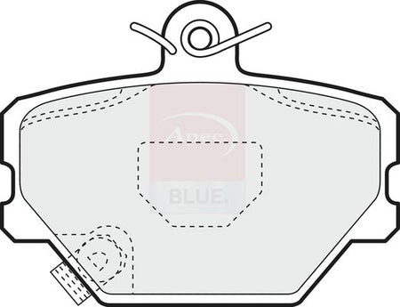 Apec Blue PD3174 Brake Pad Set, disc brake - 1