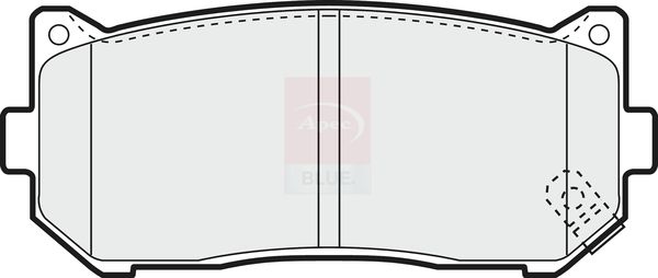 Apec Blue PD3175 Brake Pad Set, disc brake - 1