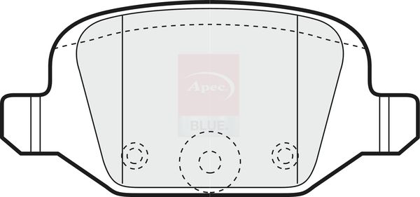 Apec Blue PD3177 Brake Pad Set, disc brake - 1