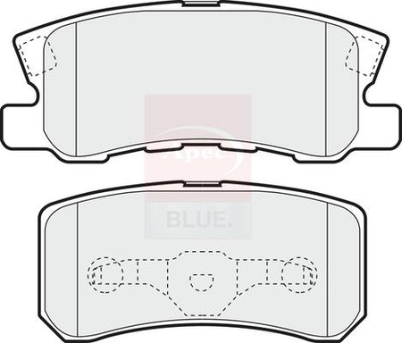 Apec Blue PD3181 Brake Pad Set, disc brake - 1