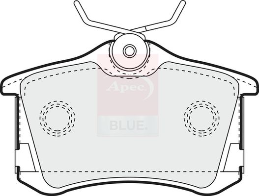 Apec Blue PD3182 Brake Pad Set, disc brake - 1