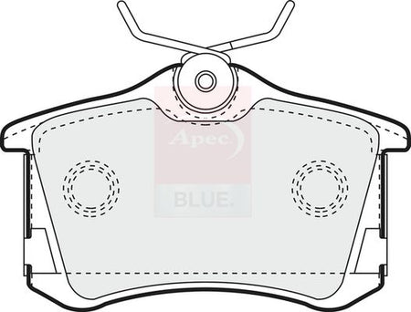 Apec Blue PD3182 Brake Pad Set, disc brake - 1