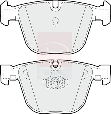 Apec Blue PD3185 Brake Pad Set, disc brake - 1