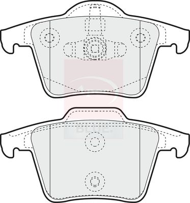 Apec Blue PD3189 Brake Pad Set, disc brake - 1