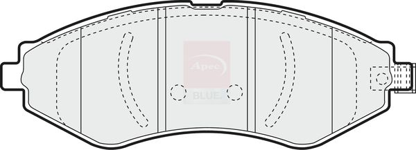 Apec Blue PD3190 Brake Pad Set, disc brake - 1
