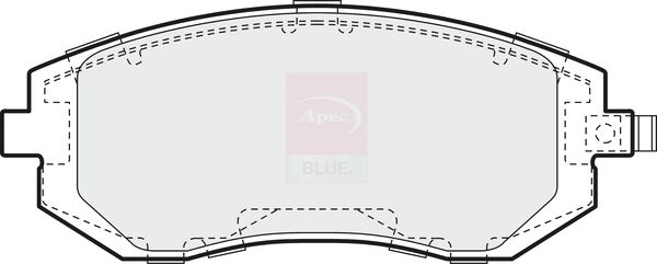 Apec Blue PD3192 Brake Pad Set, disc brake - 1
