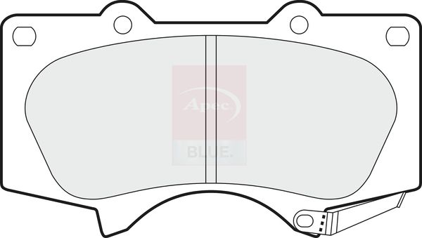 Apec Blue PD3193 Brake Pad Set, disc brake - 1