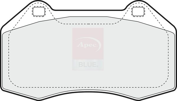 Apec Blue PD3197 Brake Pad Set, disc brake - 1
