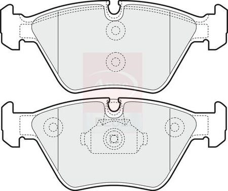 Apec Blue PD3200 Brake Pad Set, disc brake - 1