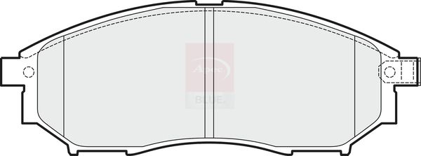 Apec Blue PD3209 Brake Pad Set, disc brake - 1