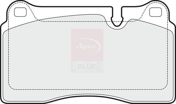 Apec Blue PD3213 Brake Pad Set, disc brake - 2