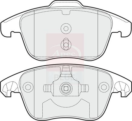 Apec Blue PD3215 Brake Pad Set, disc brake - 1