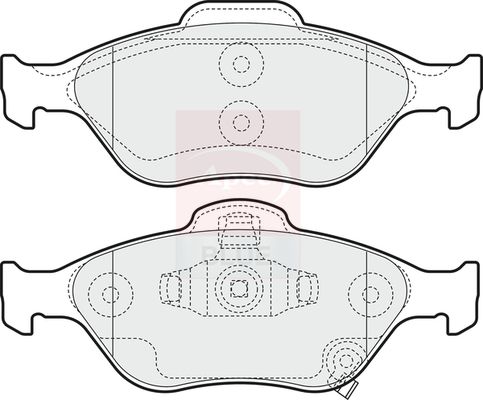 Apec Blue PD3217 Brake Pad Set, disc brake - 1