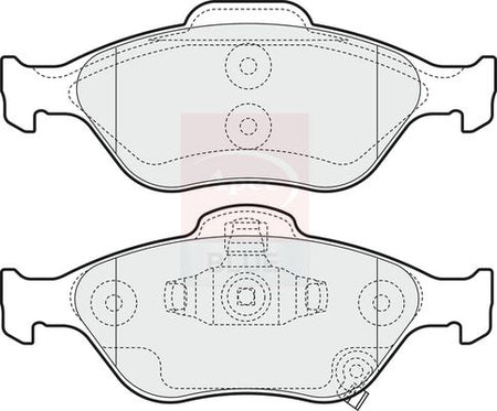 Apec Blue PD3217 Brake Pad Set, disc brake - 1