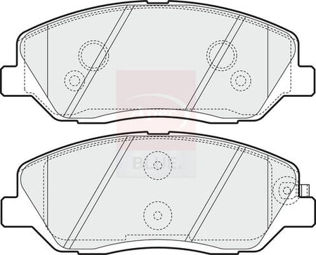 Apec Blue PD3222 Brake Pad Set, disc brake - 1