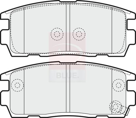 Apec Blue PD3225 Brake Pad Set, disc brake - 1