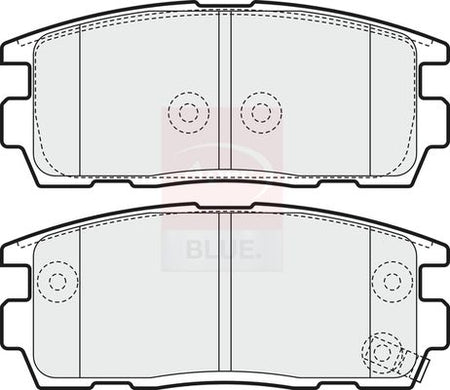 Apec Blue PD3225 Brake Pad Set, disc brake - 1
