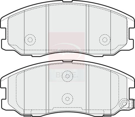 Apec Blue PD3226 Brake Pad Set, disc brake - 1