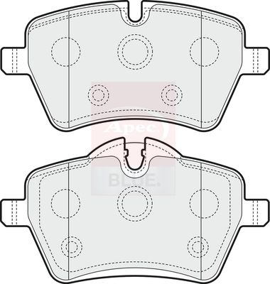 Apec Blue PD3228 Brake Pad Set, disc brake - 1