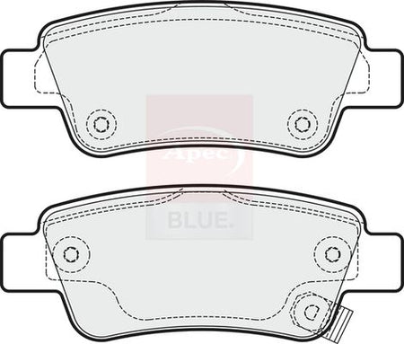 Apec Blue PD3229 Brake Pad Set, disc brake - 1