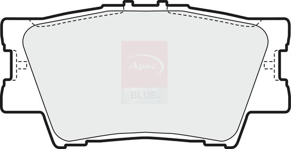 Apec Blue PD3230 Brake Pad Set, disc brake - 1