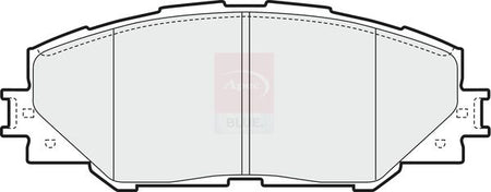 Apec Blue PD3231 Brake Pad Set, disc brake - 1